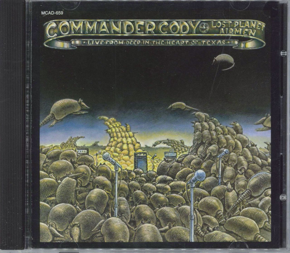 Commander Cody & The Lost Planet Airmen Live From Deep In The Heart Of Texas US CD album (CDLP) MCAD-659