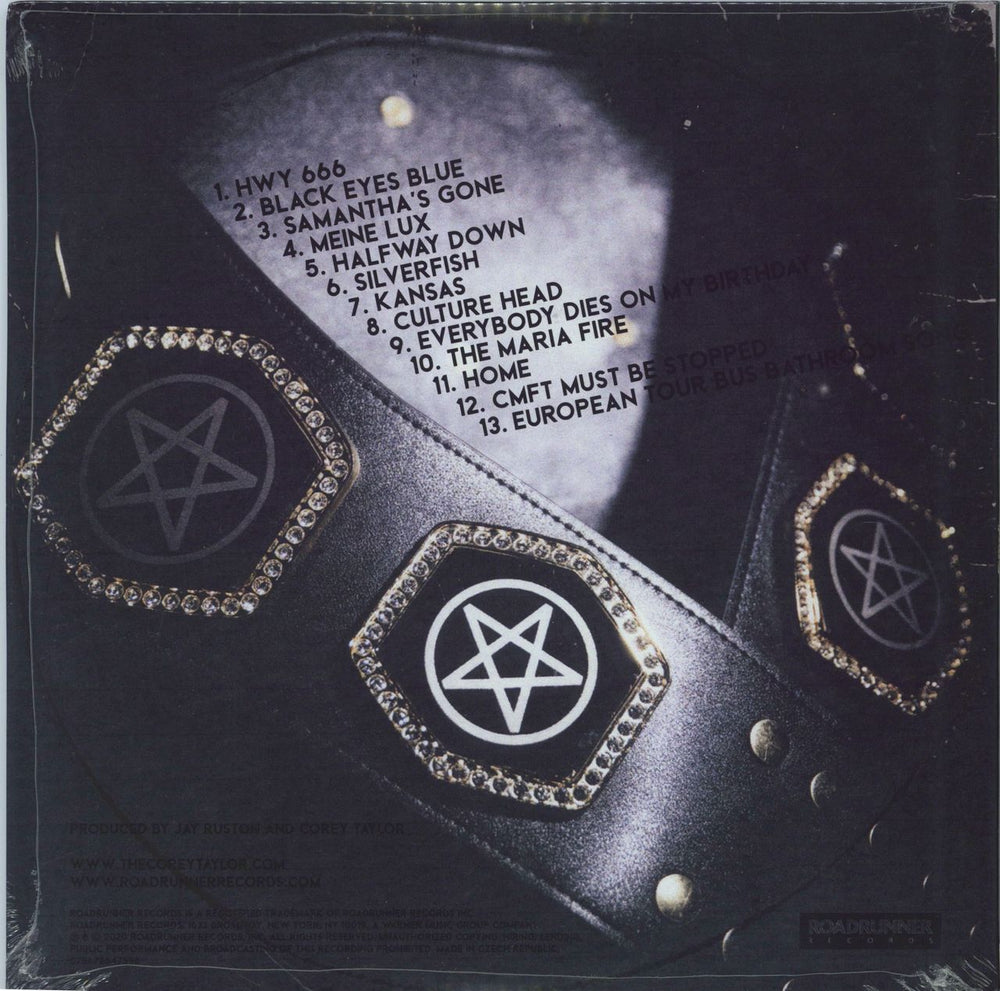 Corey Taylor  CMFT - White Vinyl UK vinyl LP album (LP record) 075678647390