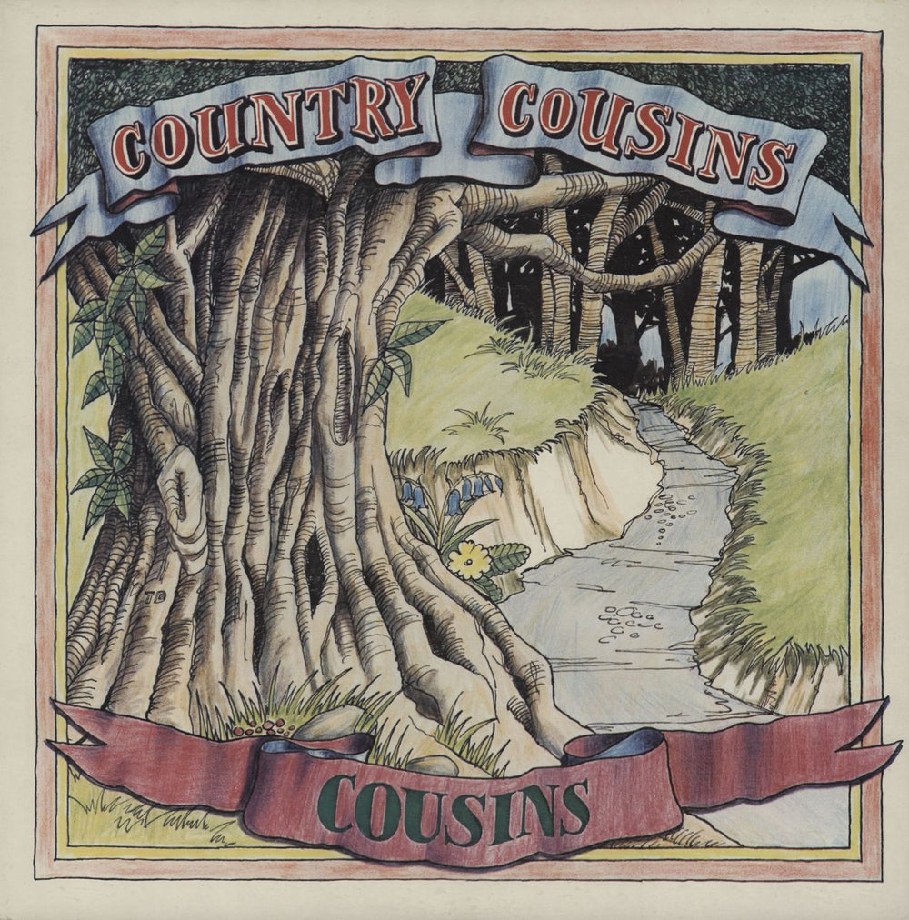 Country Cousins Cousins UK vinyl LP album (LP record) DJSL035