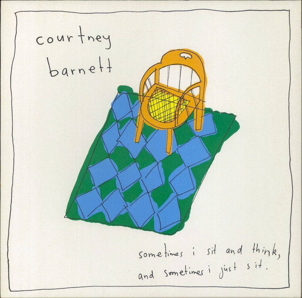 Courtney Barnett Sometimes I Sit And Think, And Sometimes I Just Sit UK vinyl LP album (LP record) HA0036LP