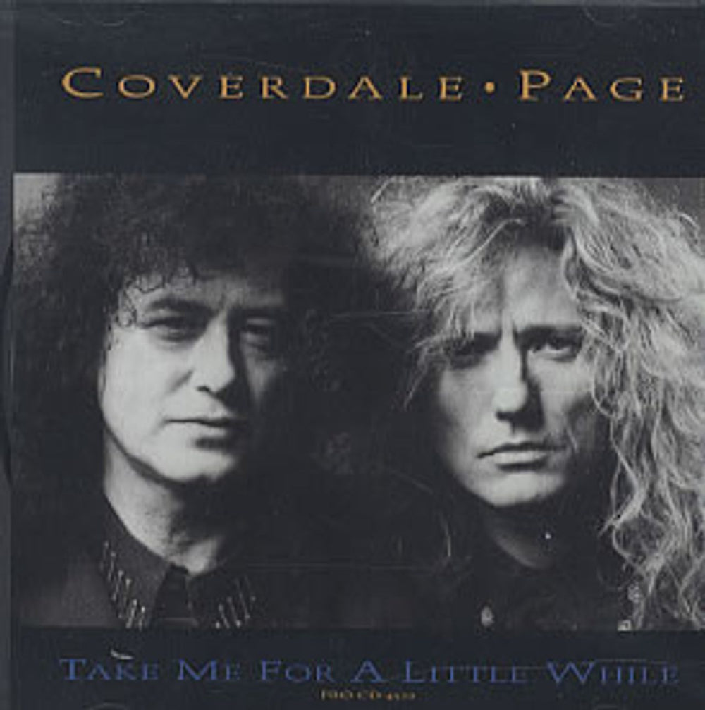 Coverdale Page Take Me For A Little While US Promo CD single (CD5 / 5") PRO-CD-4510