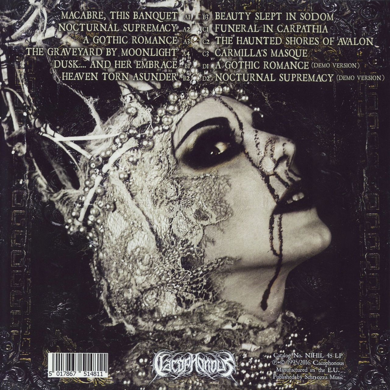 Cradle Of Filth Dusk... And Her Embrace The Original Sin UK 2-LP vinyl ...