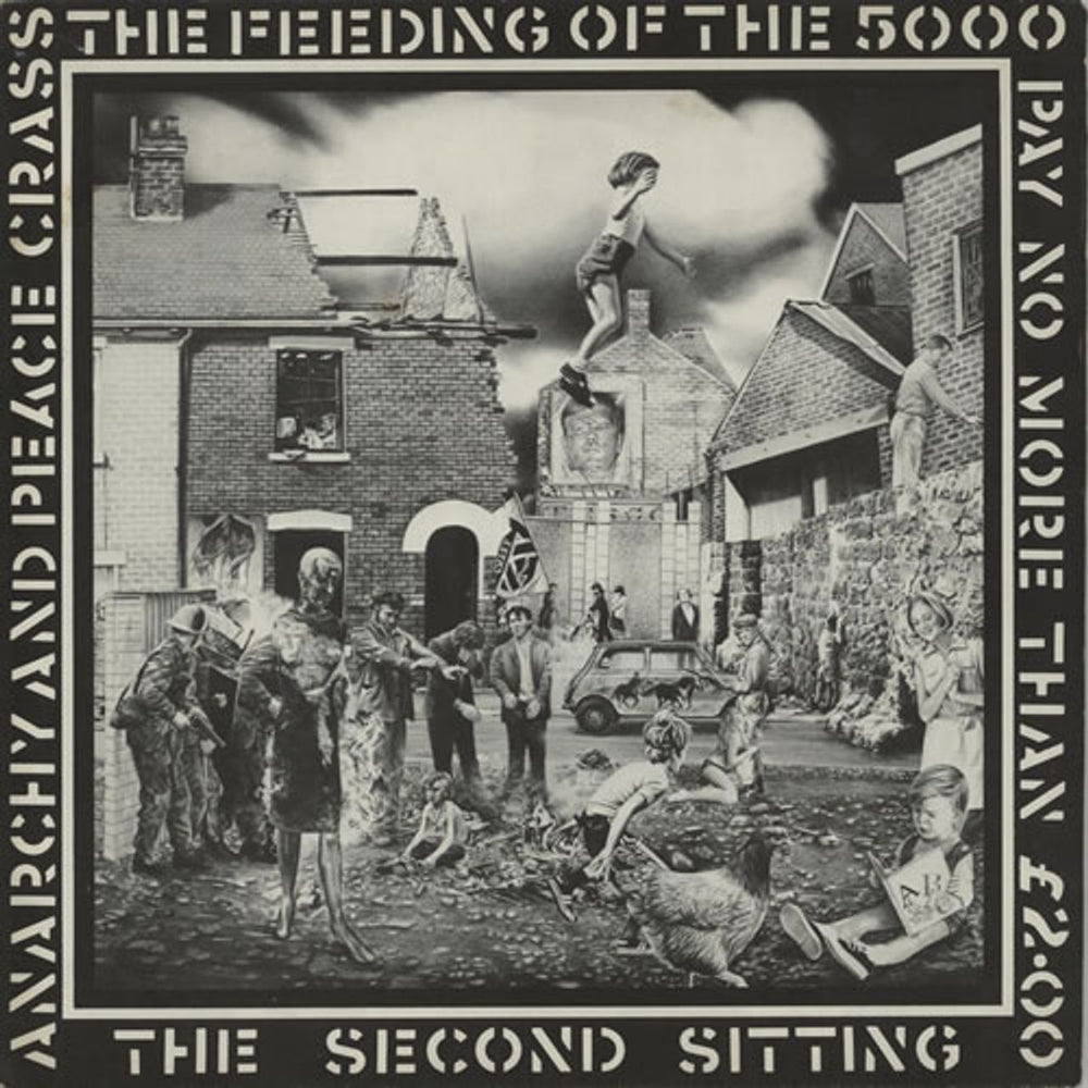 Crass The Feeding Of The 5000 - 1st Crass label UK 12" vinyl single (12 inch record / Maxi-single) 621984