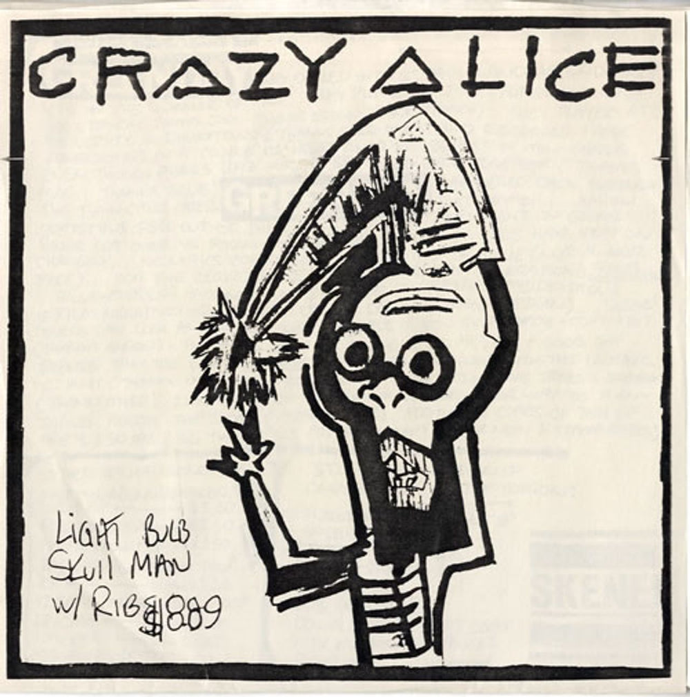 Crazy Alice Gone Away US 7" vinyl single (7 inch record / 45) MD002