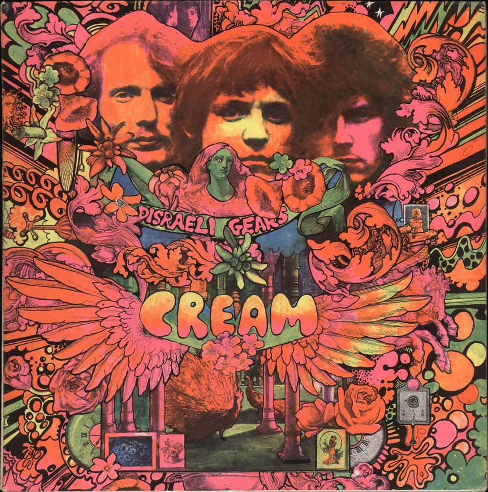 Cream Disraeli Gears - 2nd - VG UK vinyl LP album (LP record) 594003