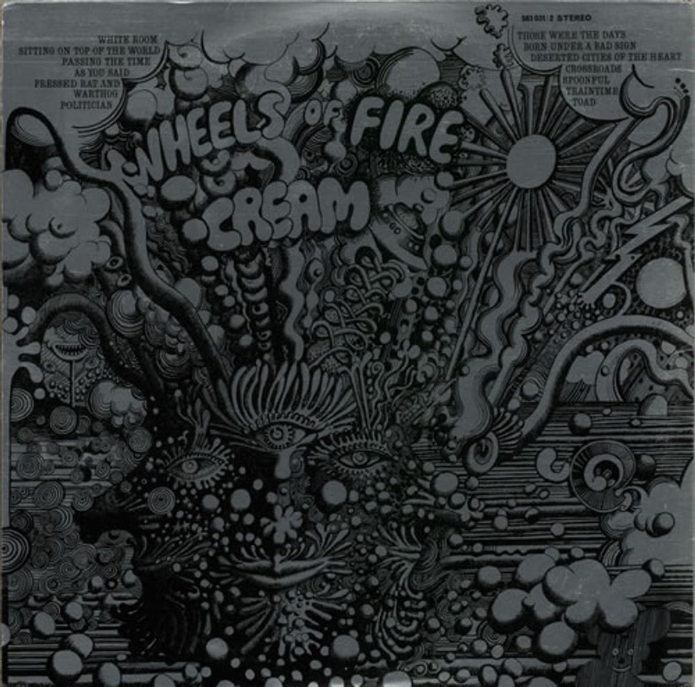 Cream Wheels Of Fire UK 2-LP vinyl record set (Double LP Album) CRM2LWH492460