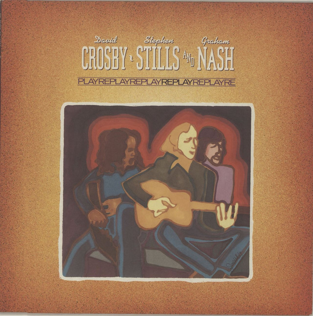 Crosby, Stills & Nash Replay German vinyl LP album (LP record) ATL50766