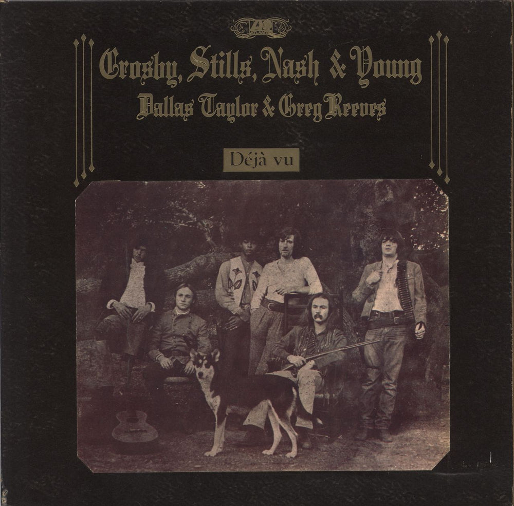 Crosby, Stills, Nash & Young Déjà Vu - 2nd Dutch vinyl LP album (LP record) K50001