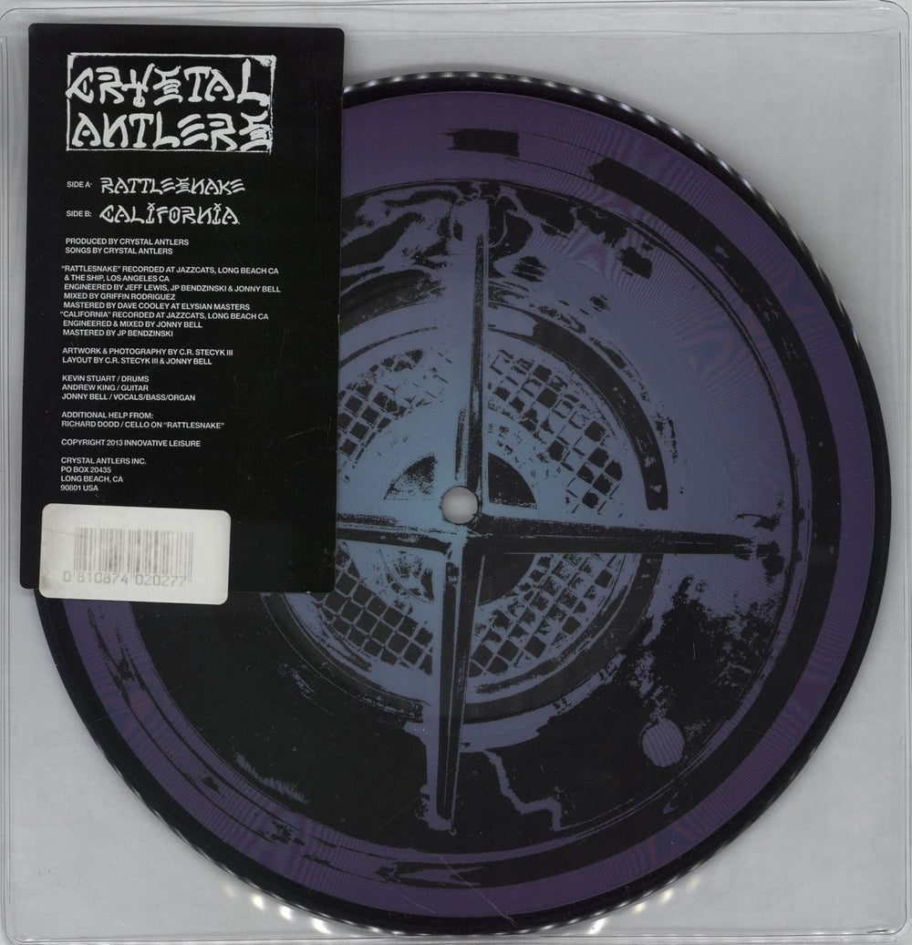 Crystal Antlers Rattlesnake UK 7" vinyl single (7 inch record / 45) IL1059