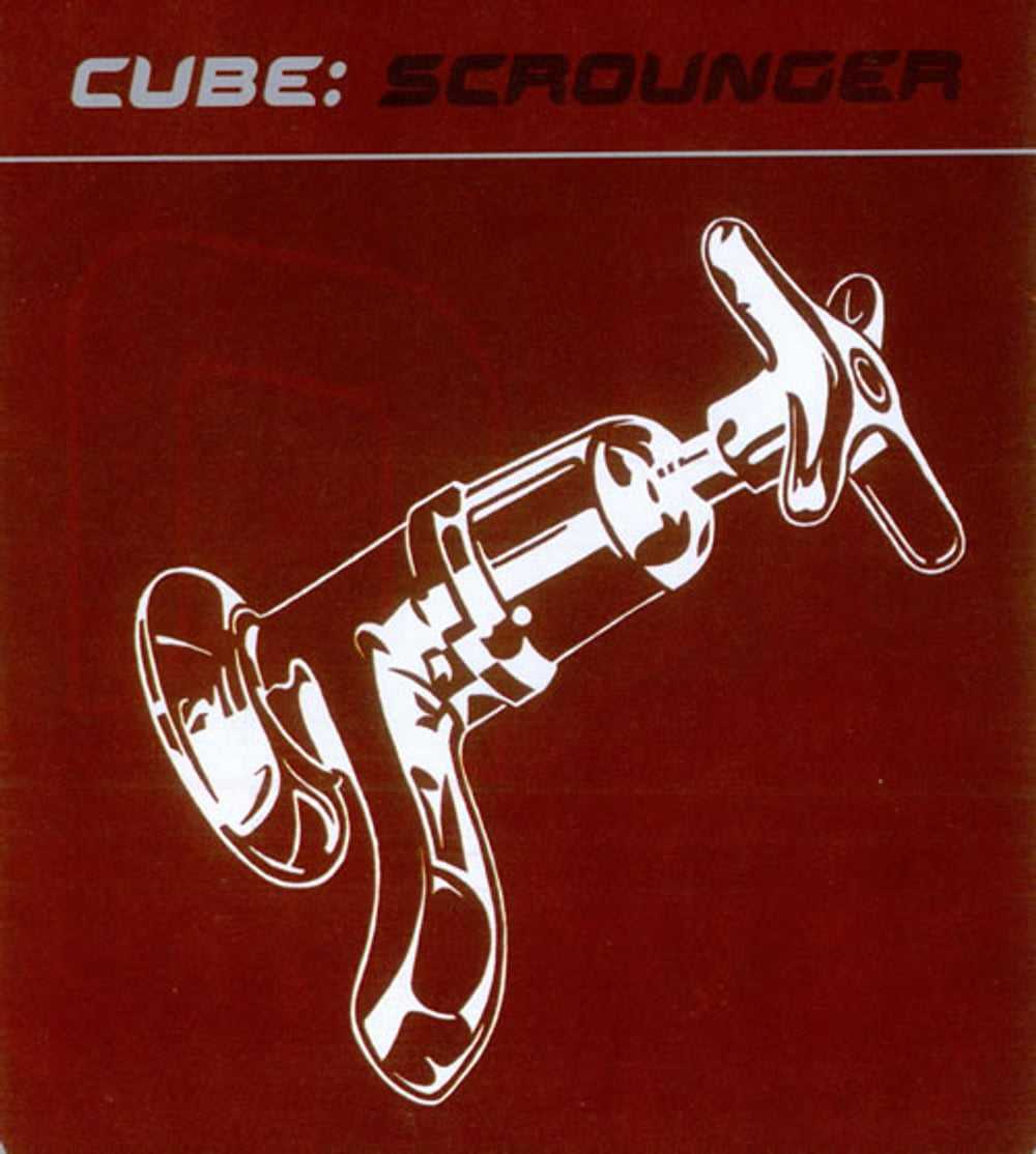 Cube (90s) Scrounger - White Marbled Vinyl UK 7" vinyl single (7 inch record / 45) UNI02