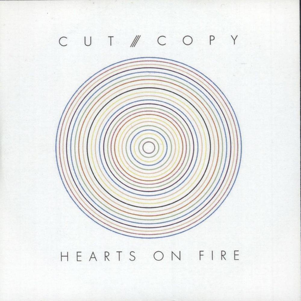 Cut Copy Hearts On Fire Remixes UK Promo CD-R acetate CDR