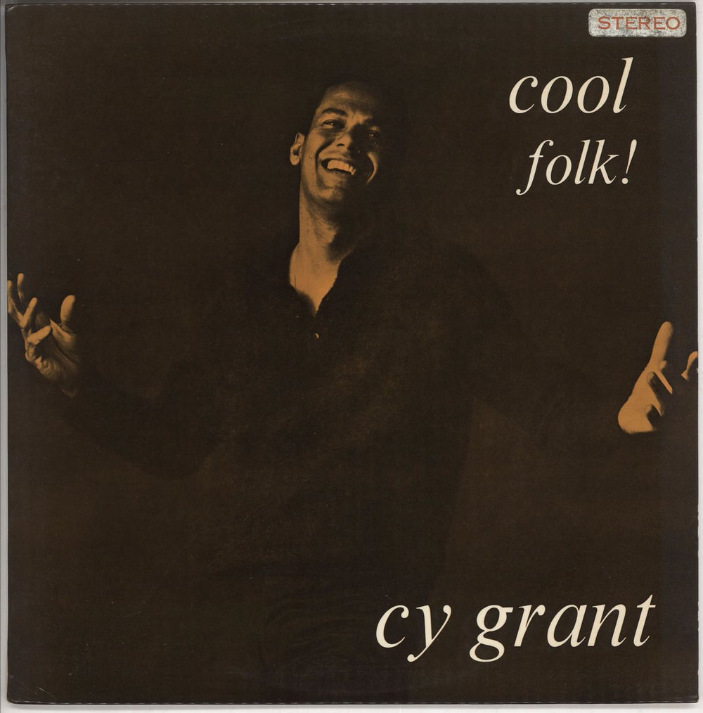 Cy Grant Cool Folk UK vinyl LP album (LP record) ST330