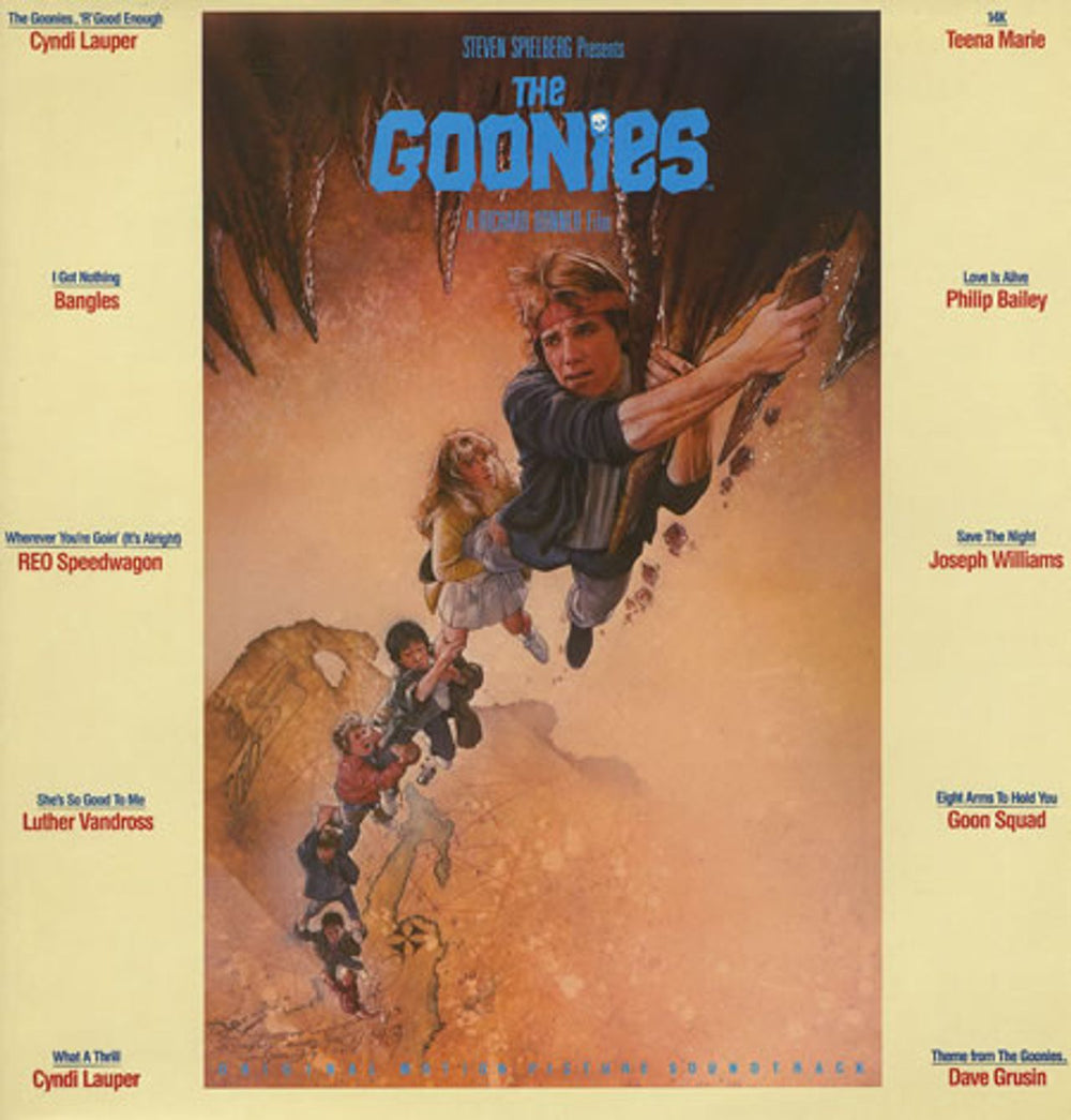 Cyndi Lauper The Goonies 'R' Good Enough UK vinyl LP album (LP record) EPC70264