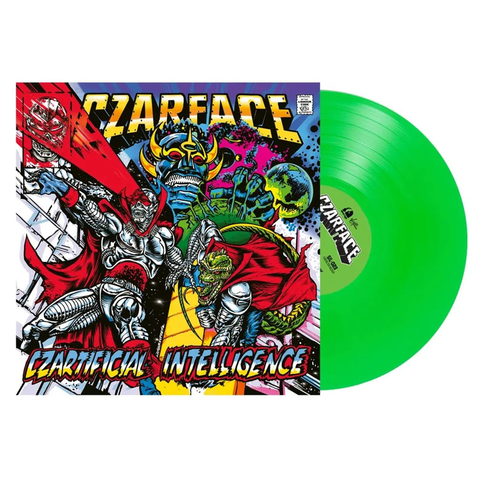 Czarface Czartificial Intelligence - Translucent Green Vinyl - Sealed UK vinyl LP album (LP record) SIL-023-LP