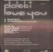 Dalek I Love You Heartbeat UK 7" vinyl single (7 inch record / 45)