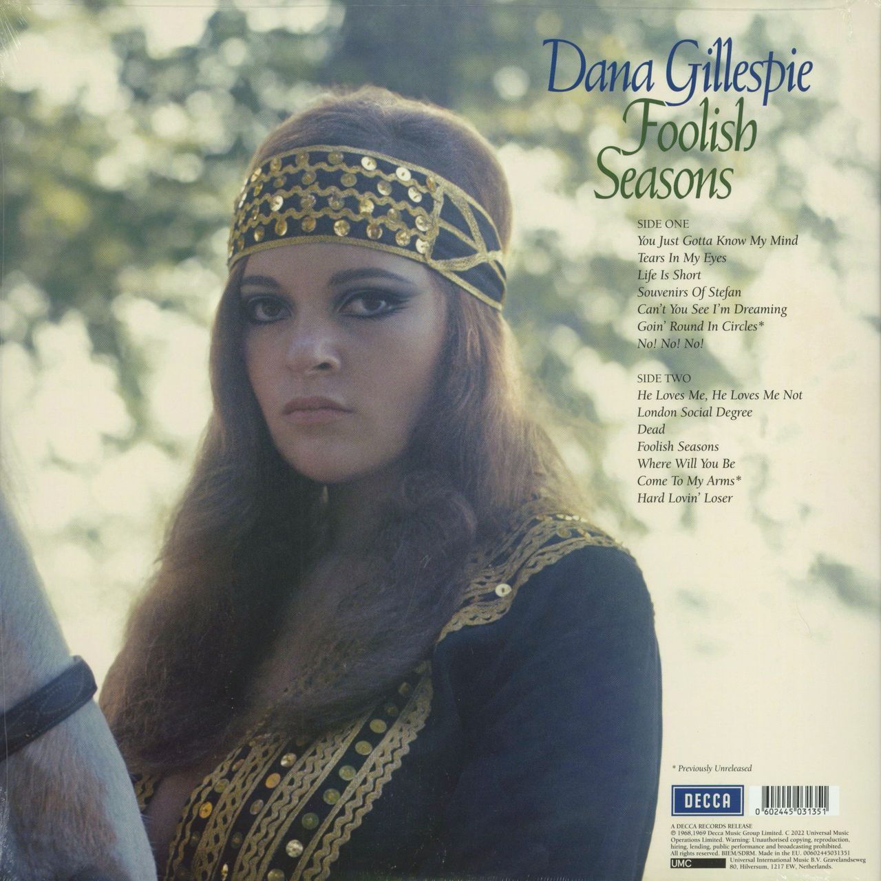 Dana Gillespie Foolish Seasons - RSD 2022 - Sealed UK Vinyl LP