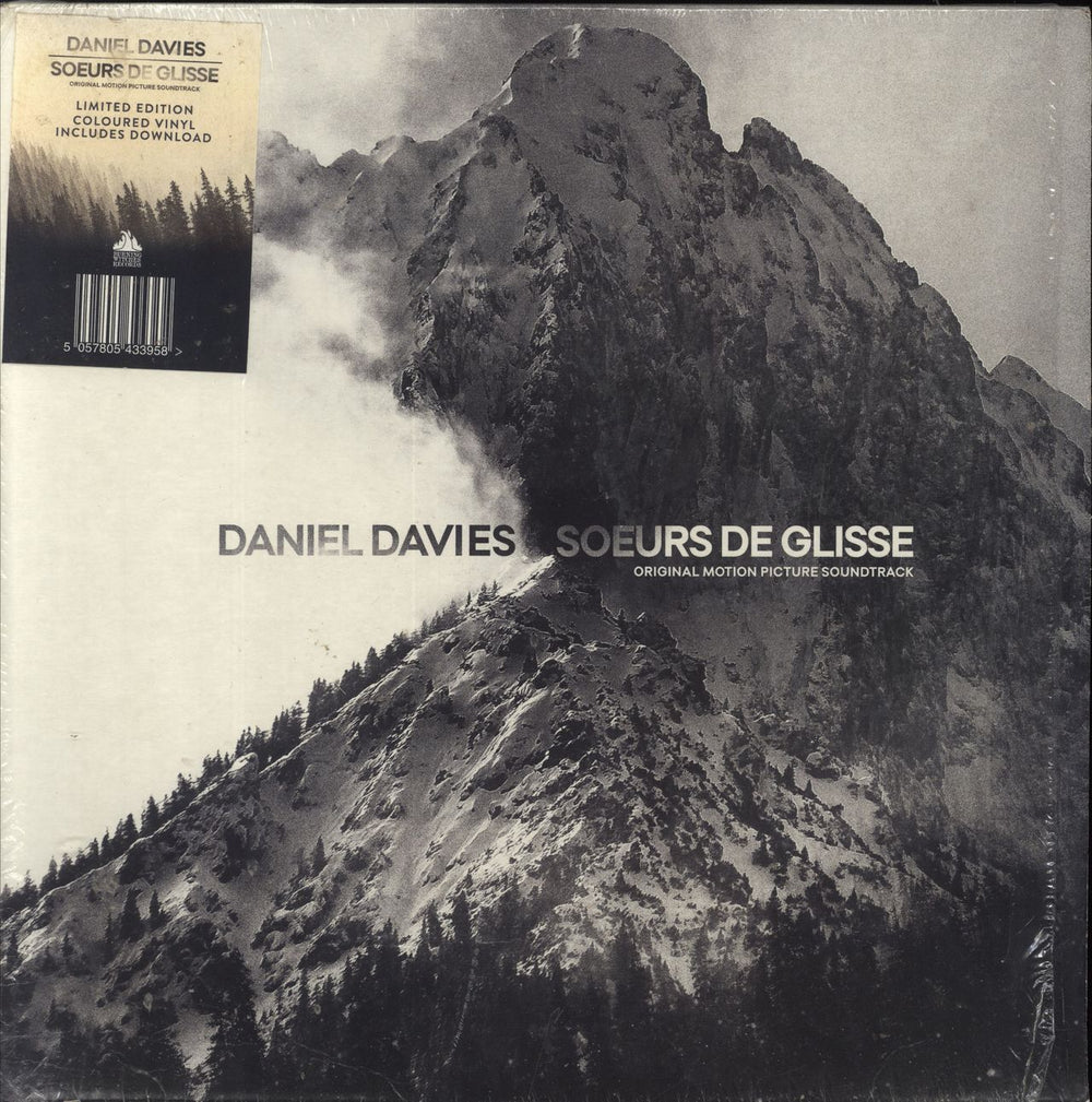 Daniel Davies Soeurs De Glisse - Blue vinyl UK vinyl LP album (LP record) BRW030