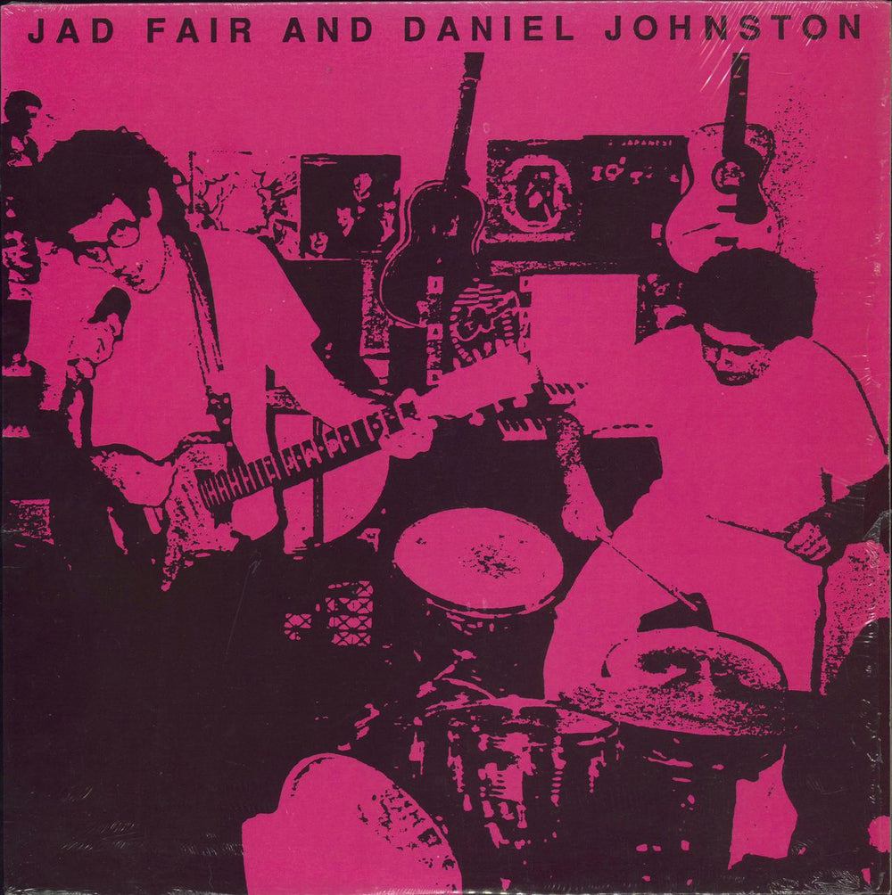 Daniel Johnston Jad Fair And Daniel Johnston + Shrink US vinyl LP album (LP record) JAD9-1