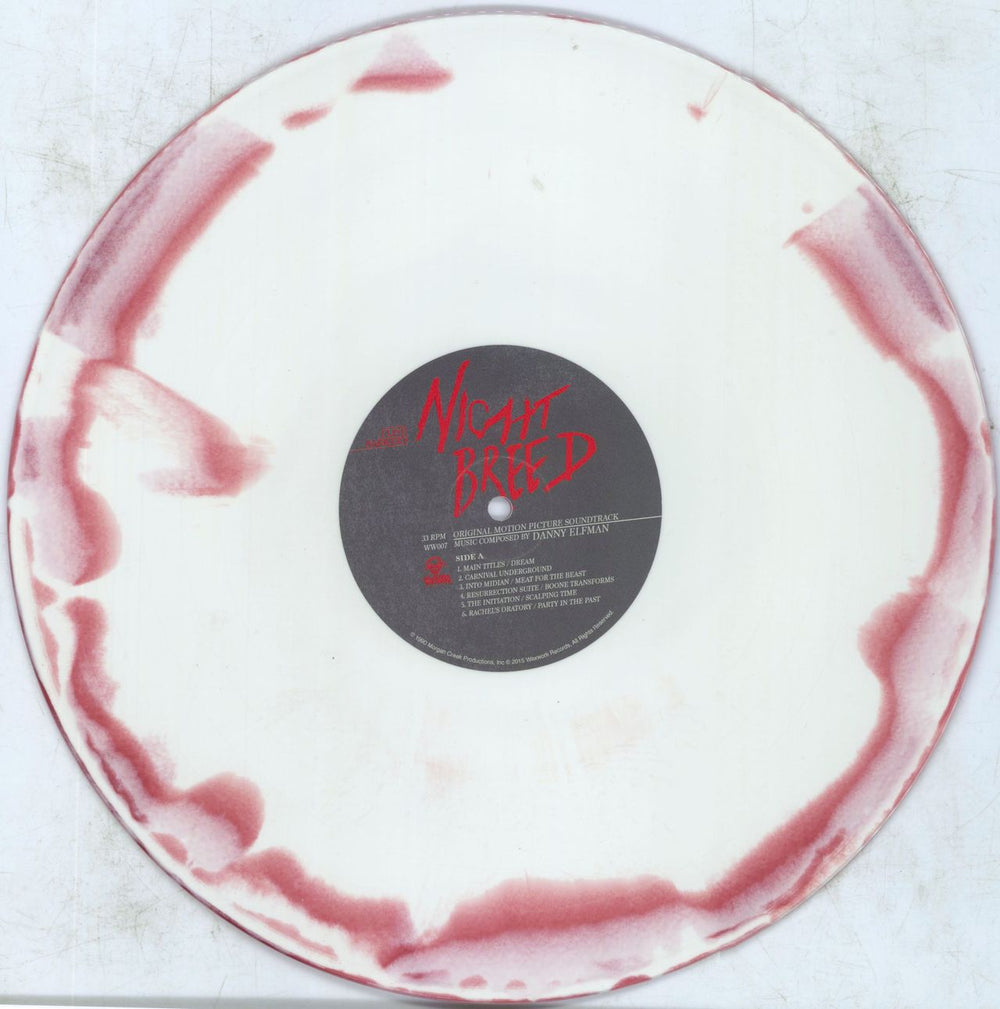 Danny Elfman Clive Barker's Nightbreed - Peloquin Vinyl + Shrink US vinyl LP album (LP record) DXNLPCL815475