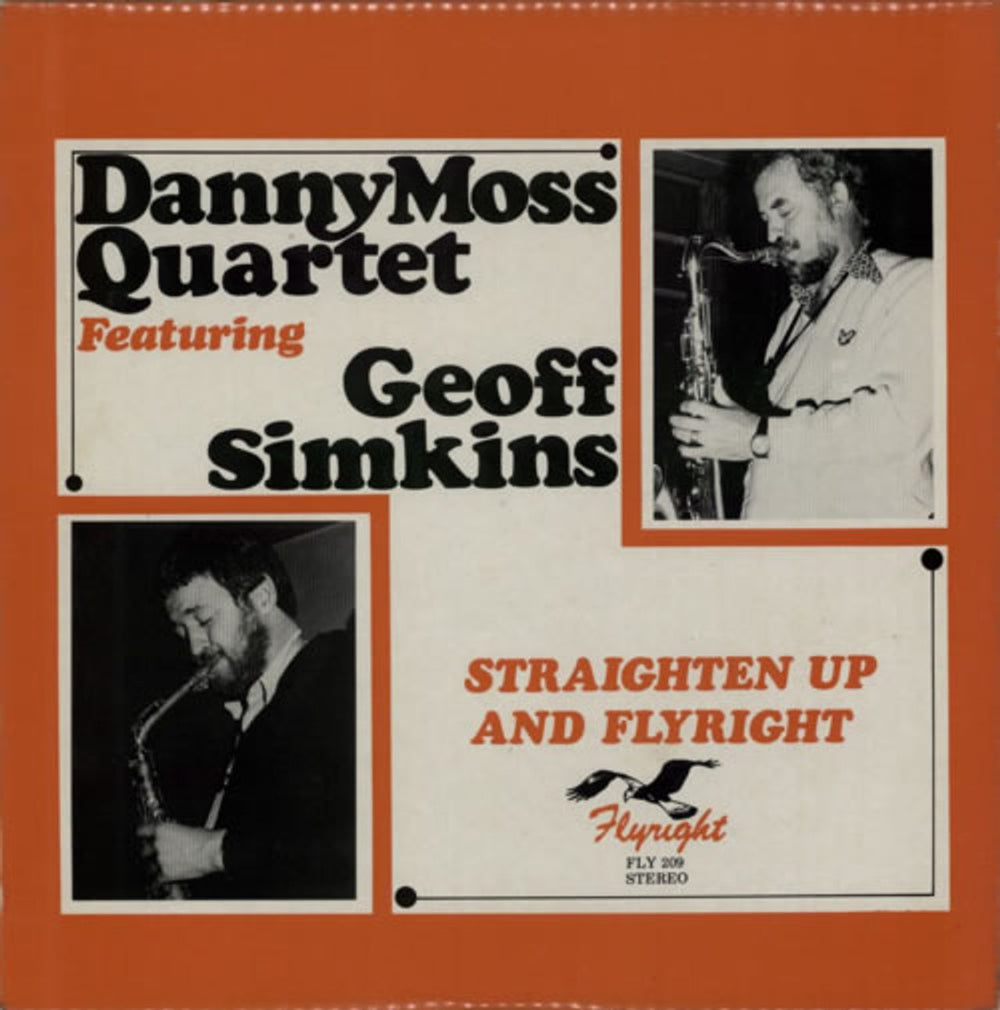 Danny Moss Danny Moss Quartet With Geoff Simkins UK vinyl LP album (LP record) FLY209