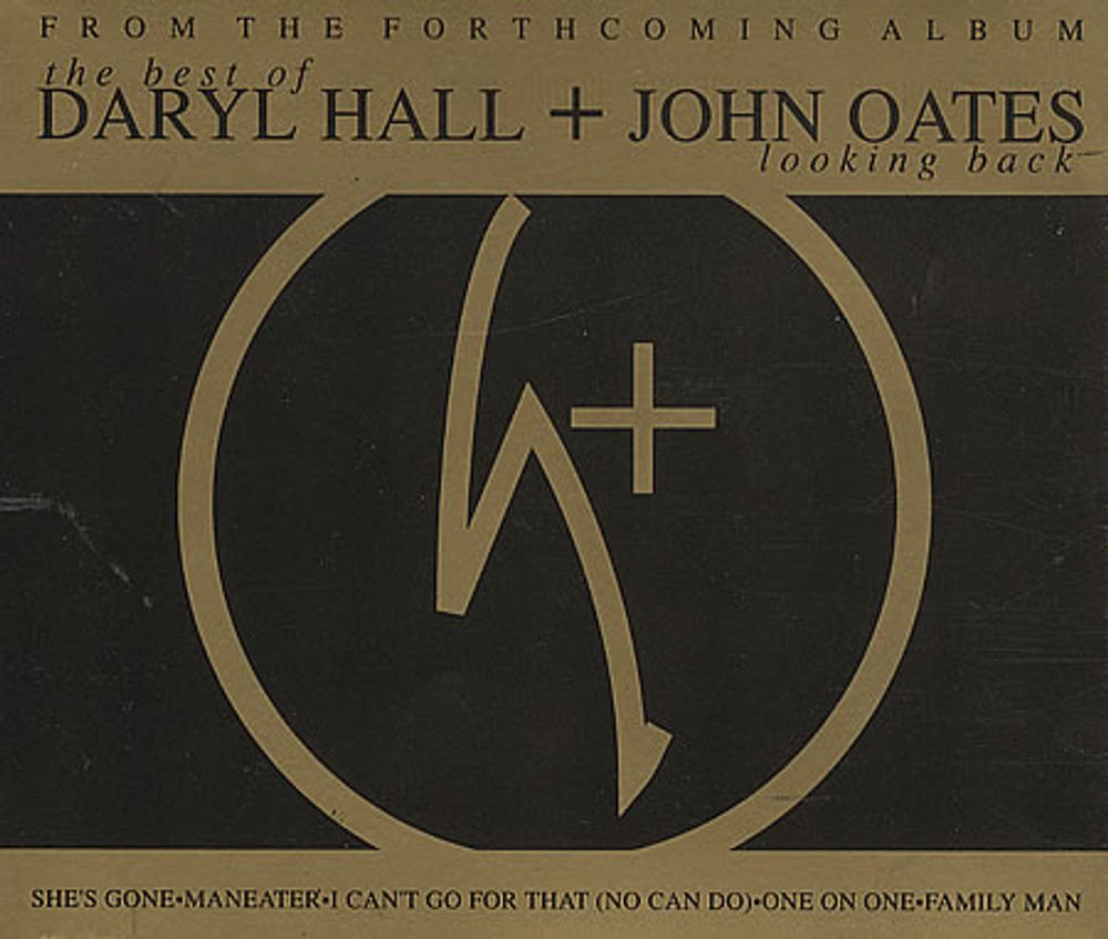 Daryl Hall Looking Back UK Promo CD single (CD5 / 5") H+01