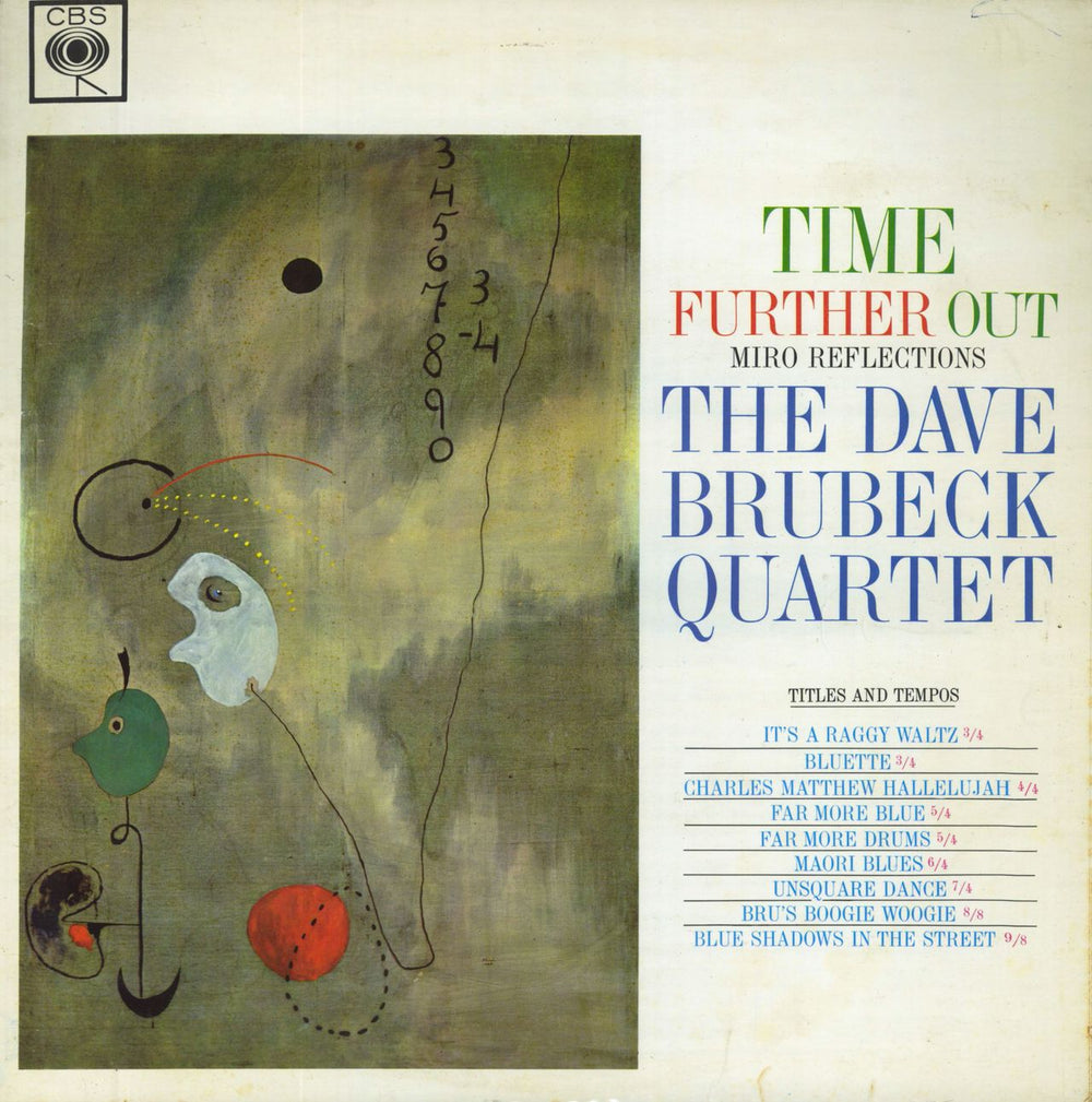 Dave Brubeck Time Further Out - VG UK vinyl LP album (LP record) BPG62078