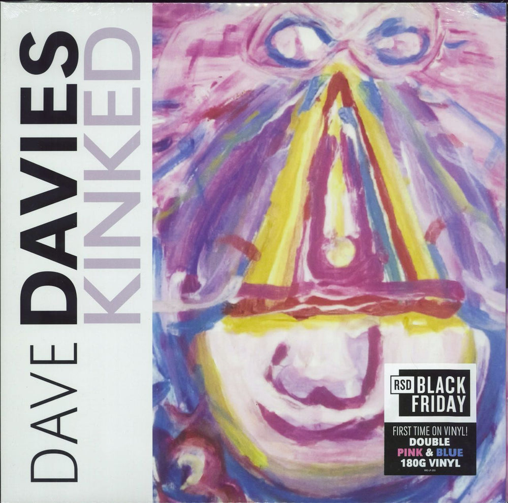 Dave Davies Kinked - RSD 2022 - Pink & Blue 180gm - Sealed UK 2-LP vinyl record set (Double LP Album) RRE-LP-203