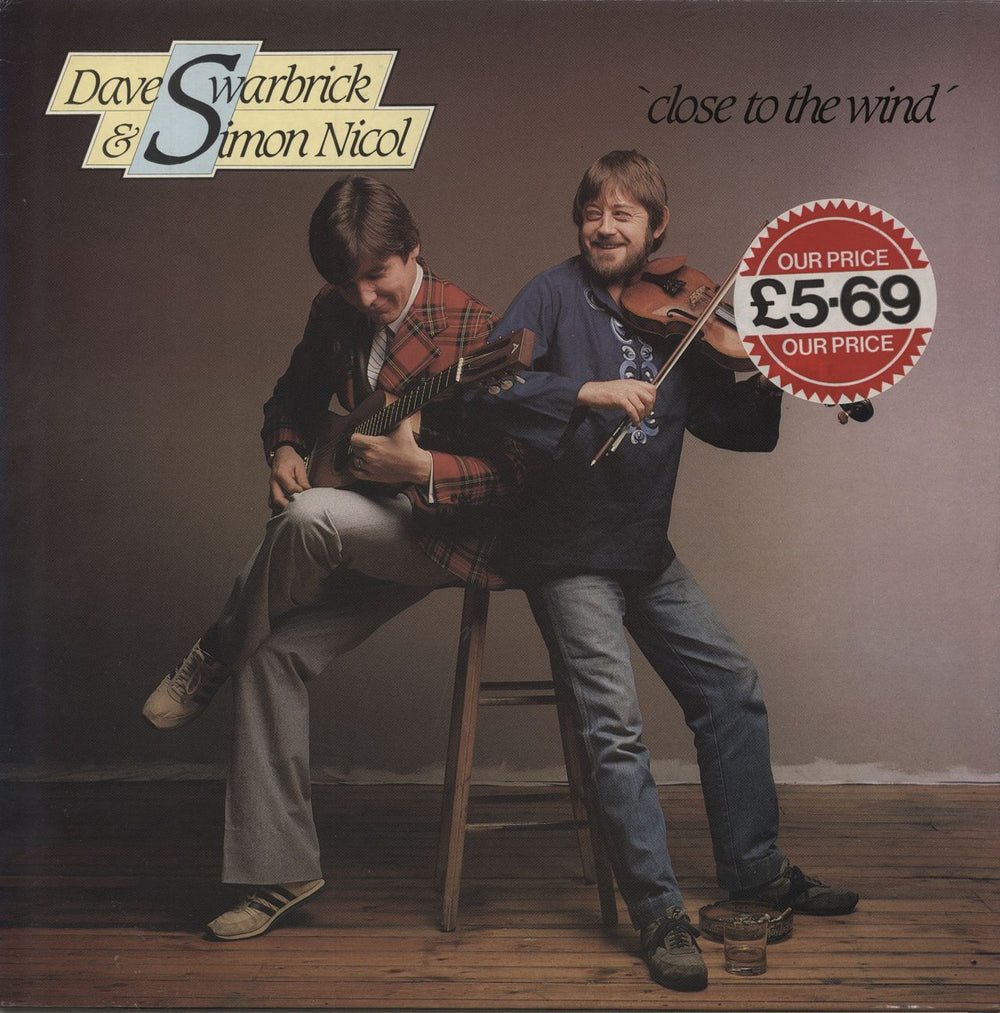 Dave Swarbrick Close To The Wind UK vinyl LP album (LP record) WR006