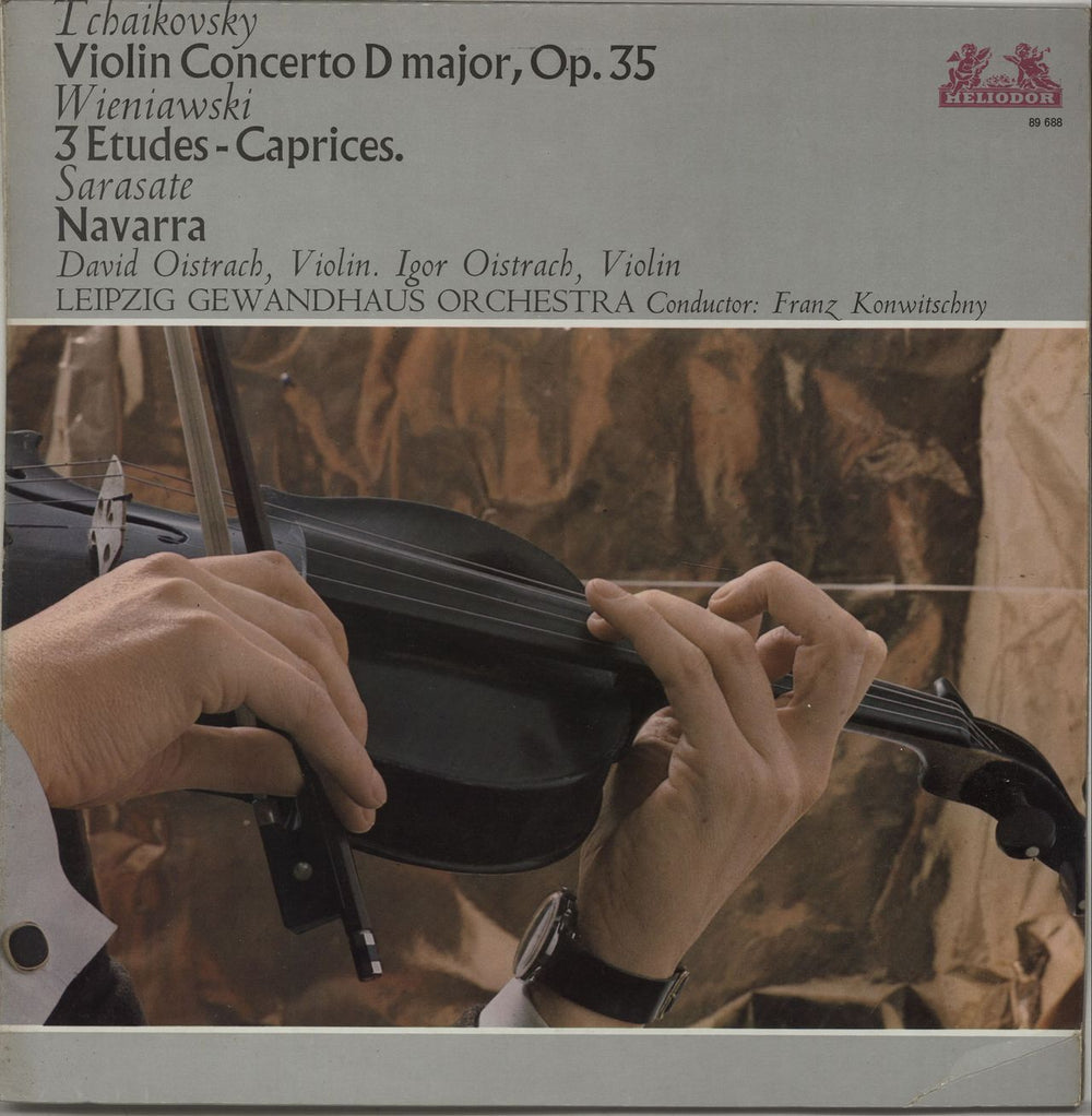 David & Igor Oïstrakh Tchaikovsky: Violin Concerto In D Major / Wieniawski: Three Etudes-Caprices / Sarasate: Navarra UK vinyl LP album (LP record) 89688