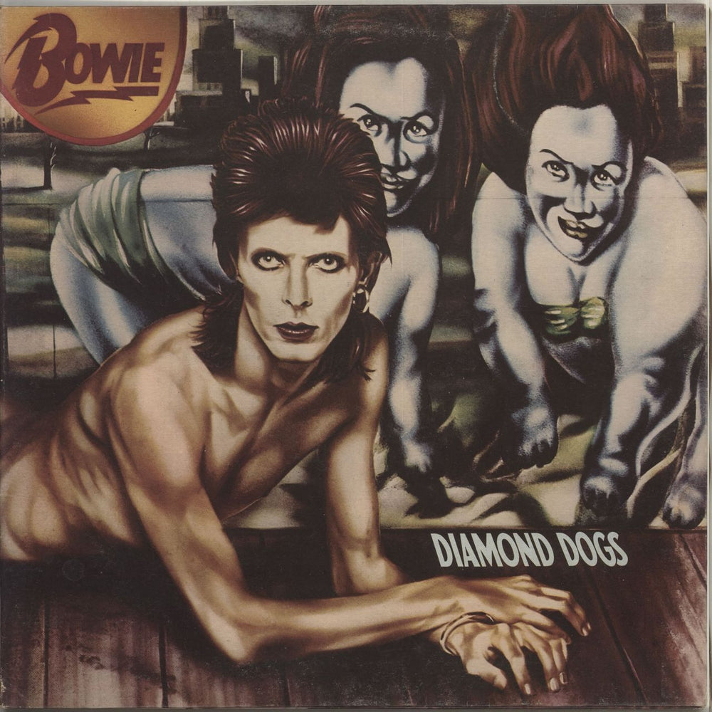 David Bowie Diamond Dogs - 1st - VG UK vinyl LP album (LP record) APL1-0576