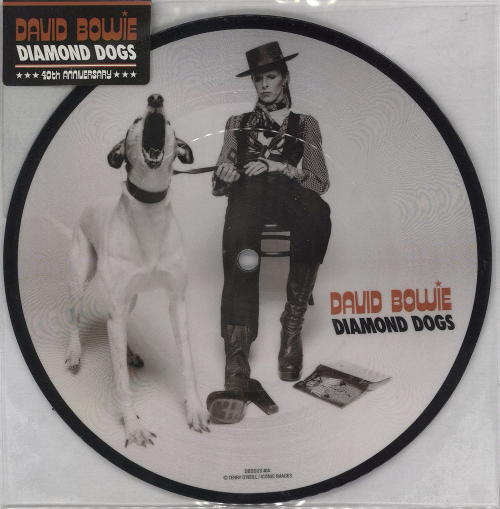 David Bowie Diamond Dogs  - 40th Anniversary Edition UK 7" vinyl picture disc (7 inch picture disc single) DBDOGS40