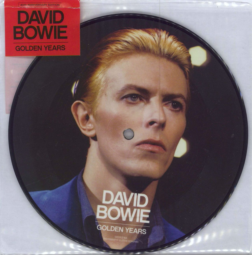 David Bowie Golden Years - 40th Anniversary Edition UK 7" vinyl picture disc (7 inch picture disc single) DBGOLD40