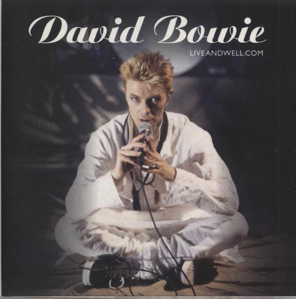 David Bowie Liveandwell.com UK CD album (CDLP) DBBLACD95993