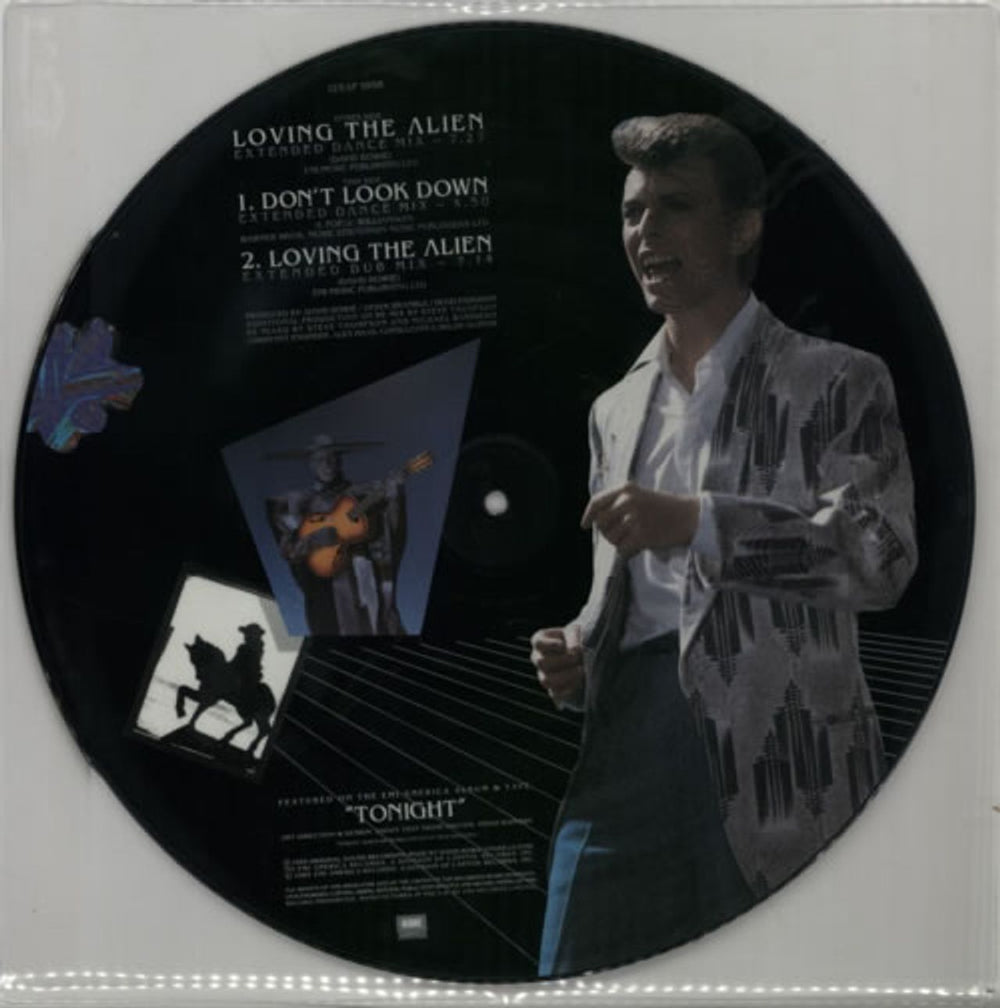 David Bowie Loving The Alien UK 12" vinyl picture disc (12 inch picture record) BOW2PLO10609