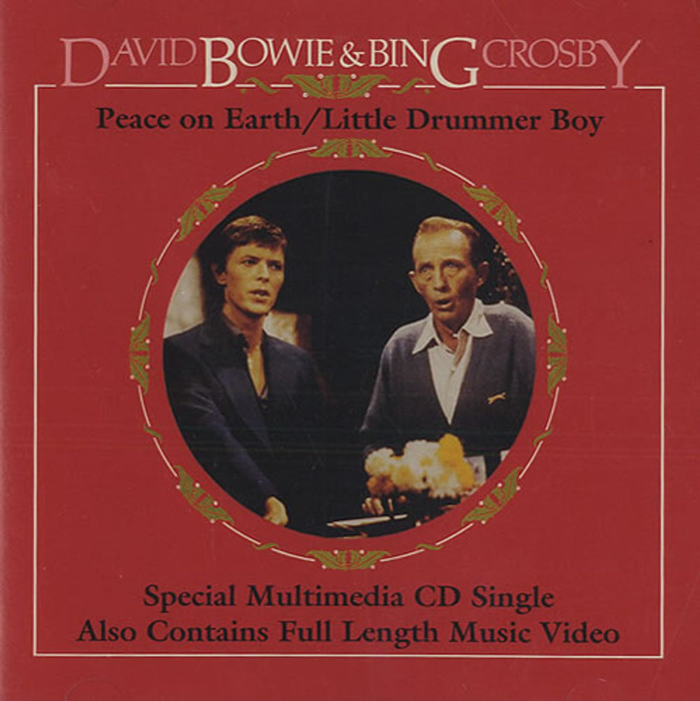 David Bowie Peace On Earth - Multimedia CD Single US CD single (CD5 / 5") OGL85001-2