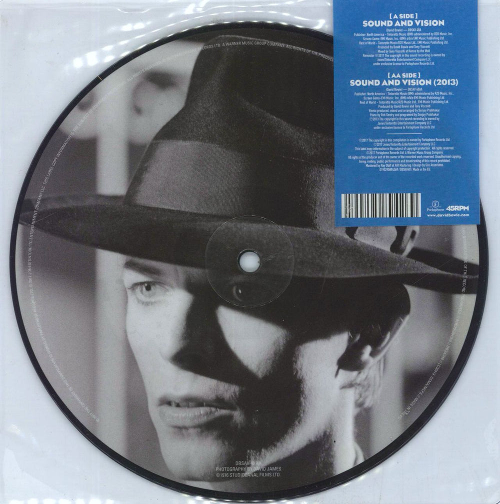 David Bowie Sound And Vision - 40th Anniversary UK 7" vinyl picture disc (7 inch picture disc single) 190295894269