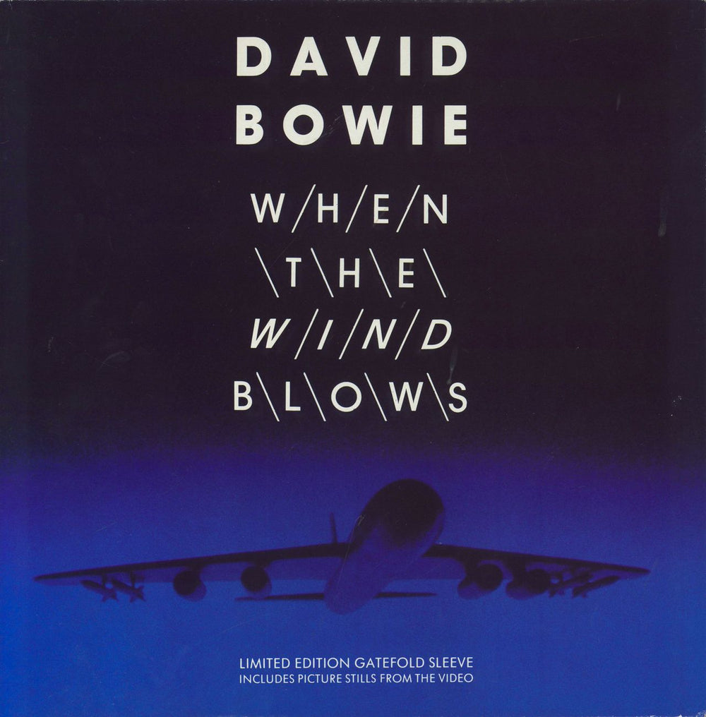 David Bowie When The Wind Blows UK 12" vinyl single (12 inch record / Maxi-single) VSB906-12