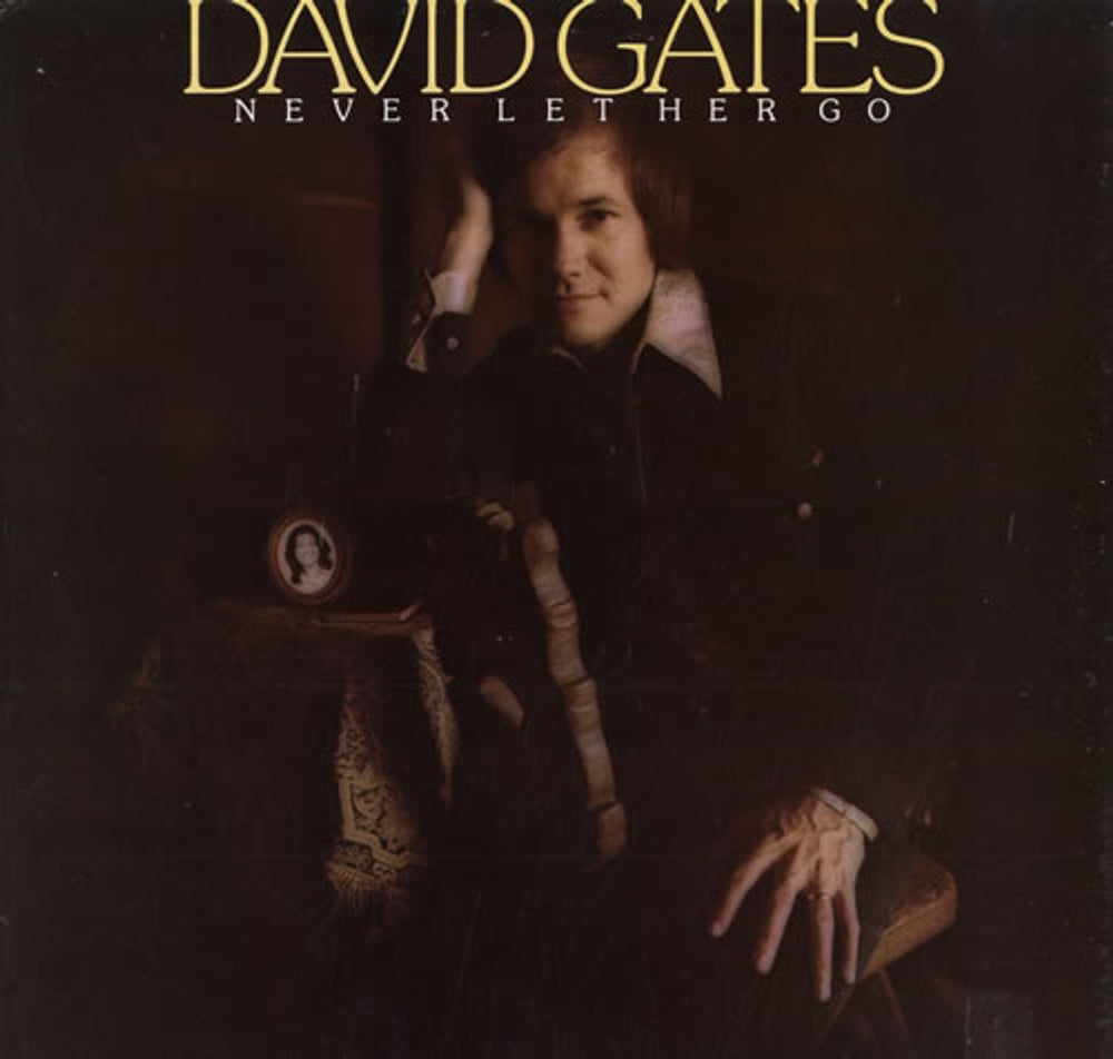 David Gates Never Let Her Go UK vinyl LP album (LP record) K52012