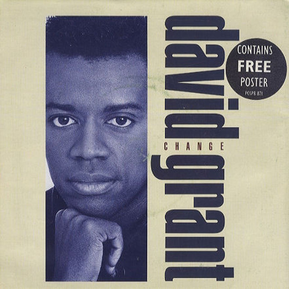 David Grant Change UK 7" vinyl single (7 inch record / 45) POSPB871