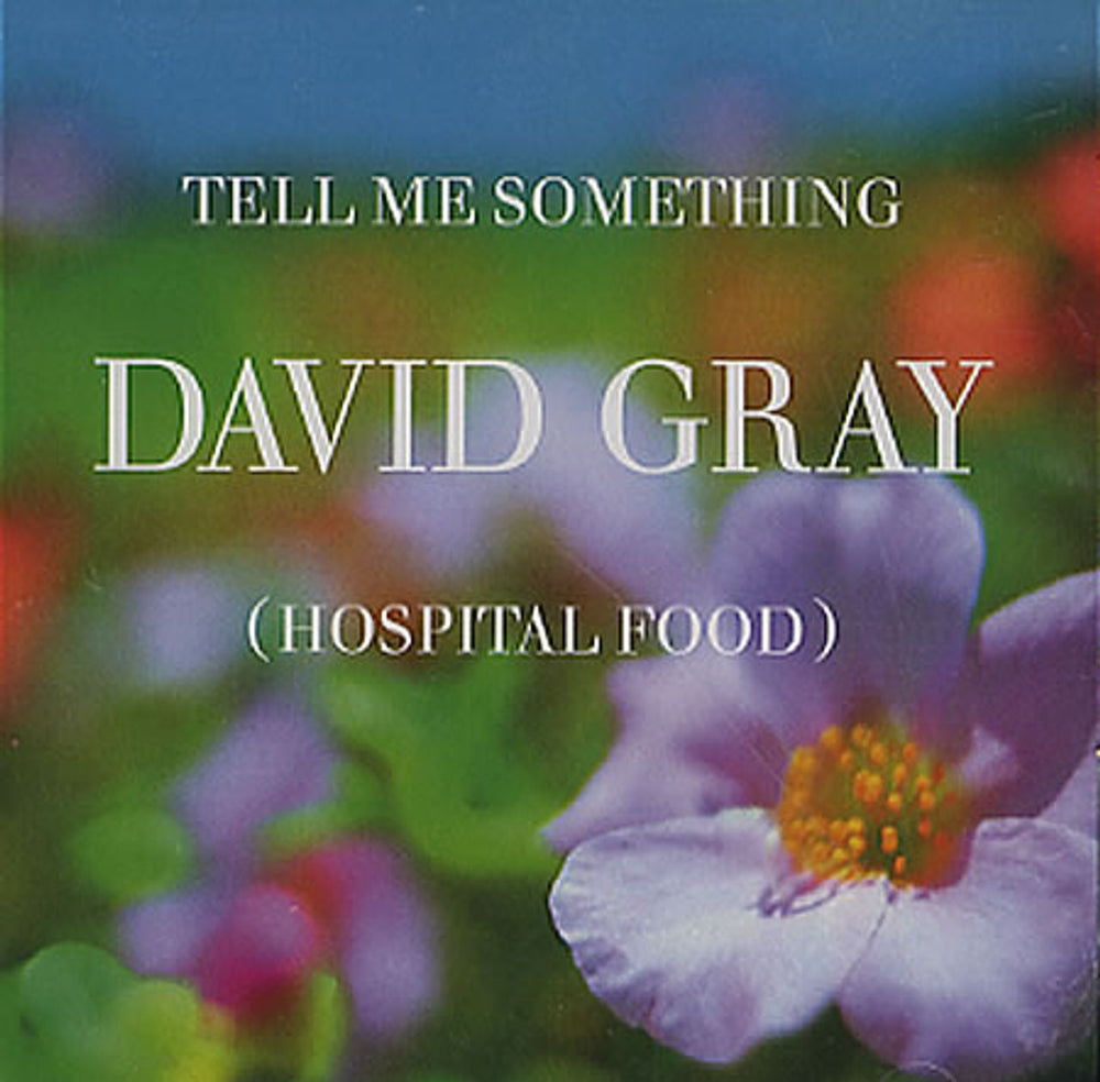 David Gray Tell Me Something (Hospital Food) US Promo CD single (CD5 / 5") 8287675585-2