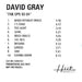 David Gray The EPs 92-94 UK Promo CD-R acetate CD ACETATE