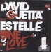 David Guetta One Love UK Promo CD-R acetate CDR