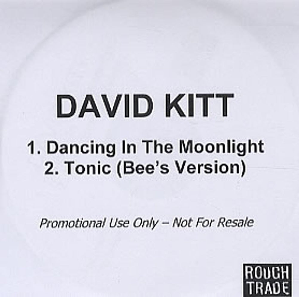 David Kitt Dancing In The Moonlight UK Promo CD-R acetate CD-R ACETATE