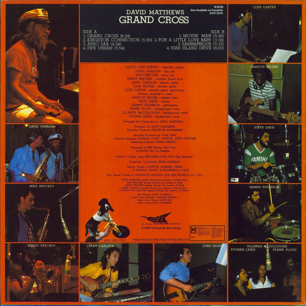 David Matthews Grand Cross UK vinyl LP album (LP record)