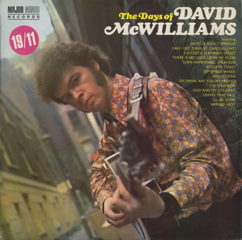 David McWilliams The Days Of David McWilliams UK vinyl LP album (LP record) MCP5026