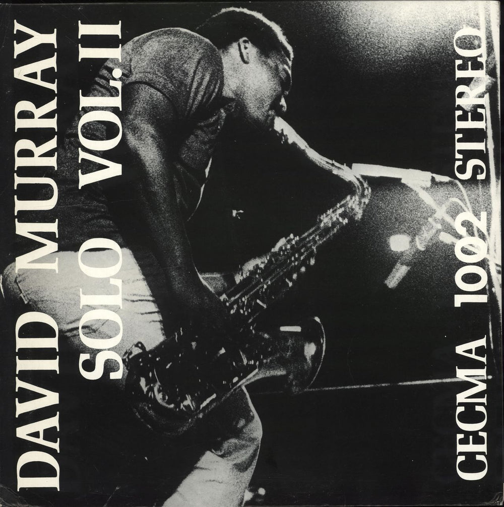 David Murray Solo Vol.II Italian vinyl LP album (LP record) CECMA1002