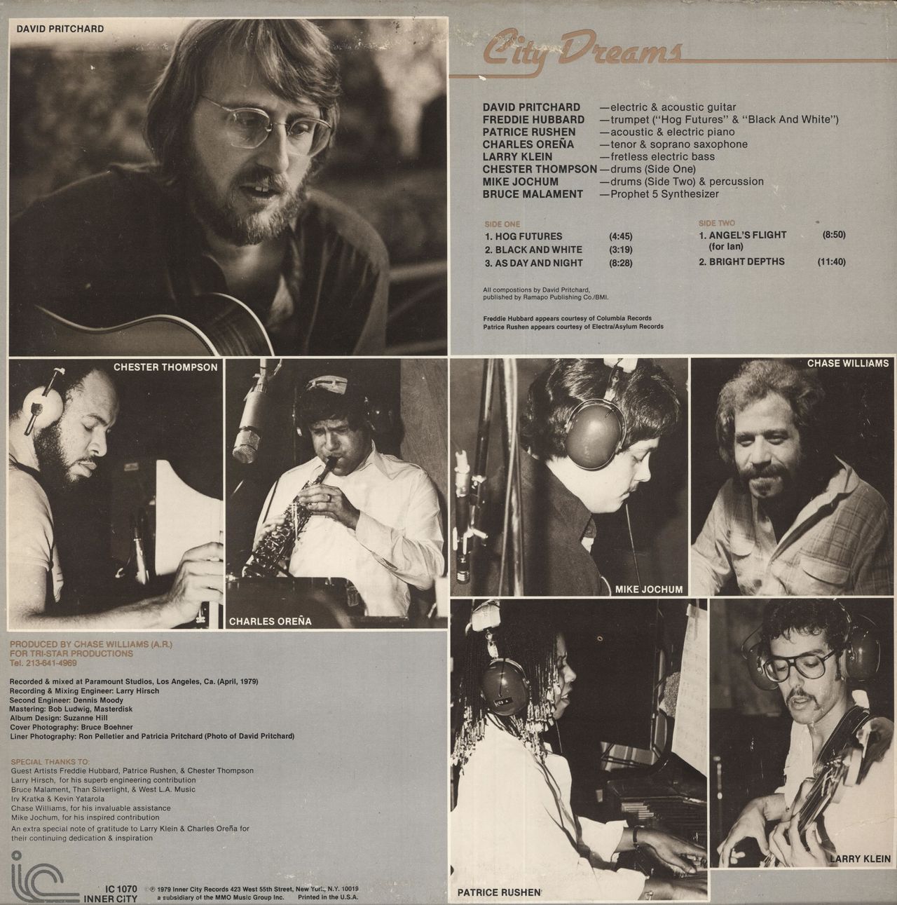 David Pritchard City Dreams US Vinyl LP — RareVinyl.com