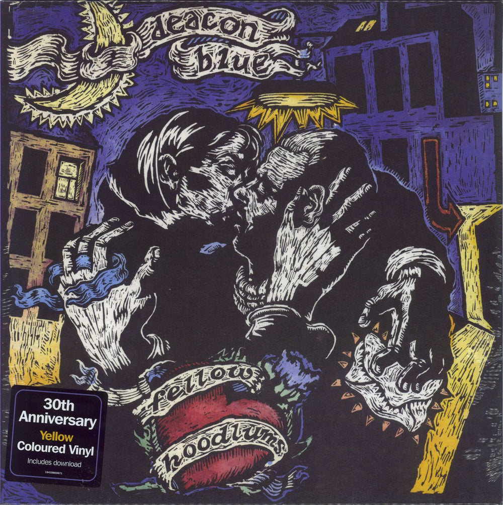 Deacon Blue Fellow Hoodlums - Yellow vinyl - Sealed UK vinyl LP album (LP record) 19439869871