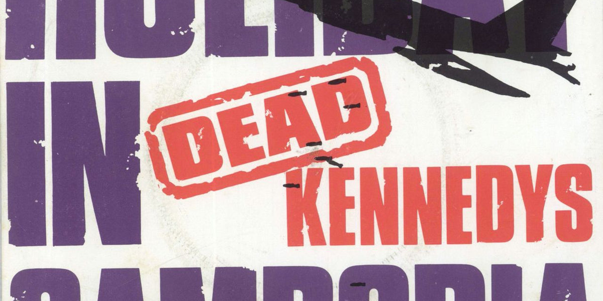Dead Kennedys Holiday In Cambodia - Plane Sleeve + Blue injection 