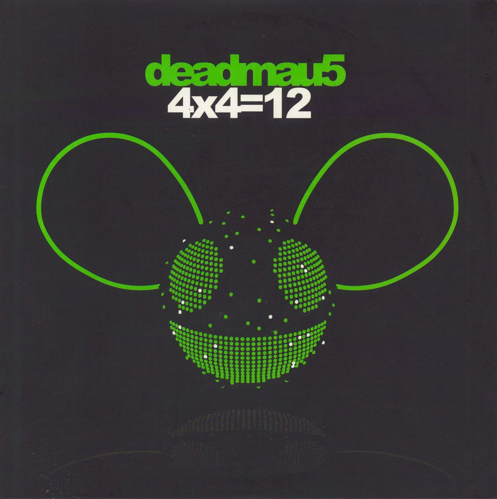 Deadmau5 4x4=12 - Red & Green Vinyl UK 2-LP vinyl record set (Double LP Album) MAU5LPX05